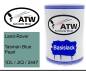 Preview: Land-Rover, Tasman Blue Pearl, 1DL / JIQ / 2447: 500ml Lackdose, von ATW Autoteile West.